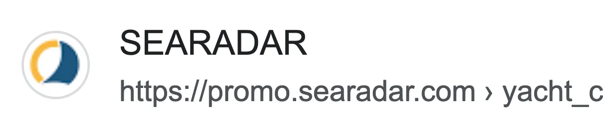 Searadar additional logo variation shown in search and social previews